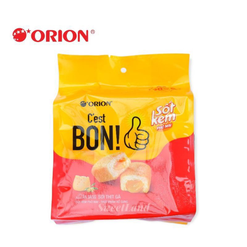 Bánh Ăn Sáng C'est Bon Sợi thịt gà Sốt kem trứng Lava