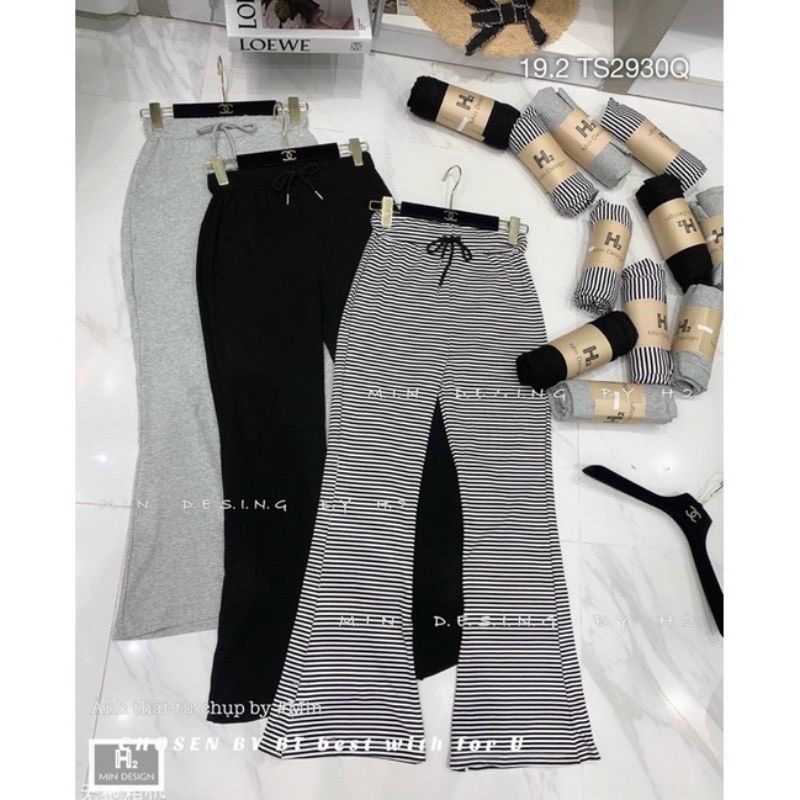 QUẦN THUN ÔM BODY CẠP CAO ỐNG LE Q6
