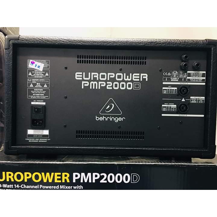 MIXER LIỀN CÔNG SUẤT BEHRINGER EUROPOWER PMP2000D NHẬP KHẨU CHÍNH HÃNG