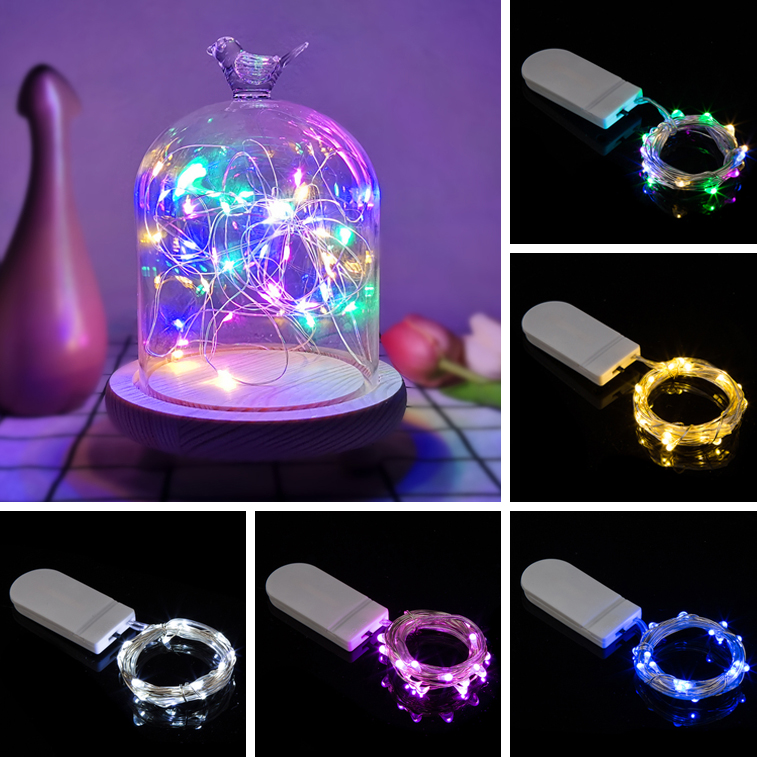 Dây đèn Led trang trí chống thấm nước nhiều màu tùy chọn 100cm