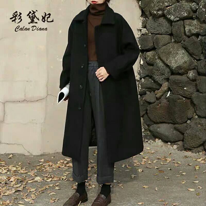 ÁO DẠ DÁNG DÀI DẠ ÉP ULZZANG