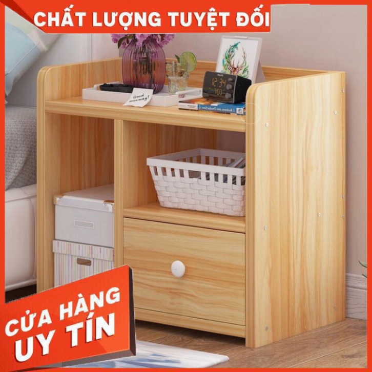 HH Tủ Đầu Giường Bằng Gỗ Lắp Ghép Tiện Lợi