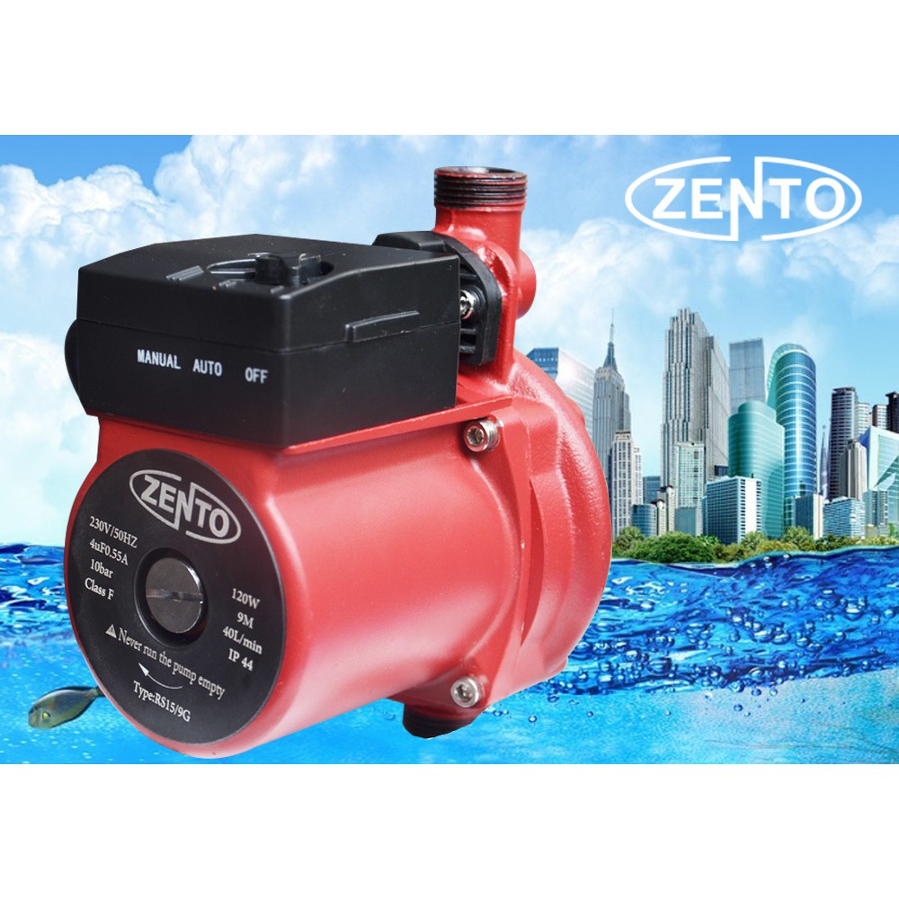 Máy bơm tăng áp Zento có zơle tự ngắt (270W)