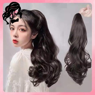 Tóc giả ngoạm xoăn sóng dài 50cm CAO CẤP (loại siêu nhẹ). Kẹp đuôi tóc giả dành cho bạn tóc ngắn, tóc mỏng. Mã 158