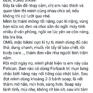 Xà phòng Khử thâm mông Pelican Forback