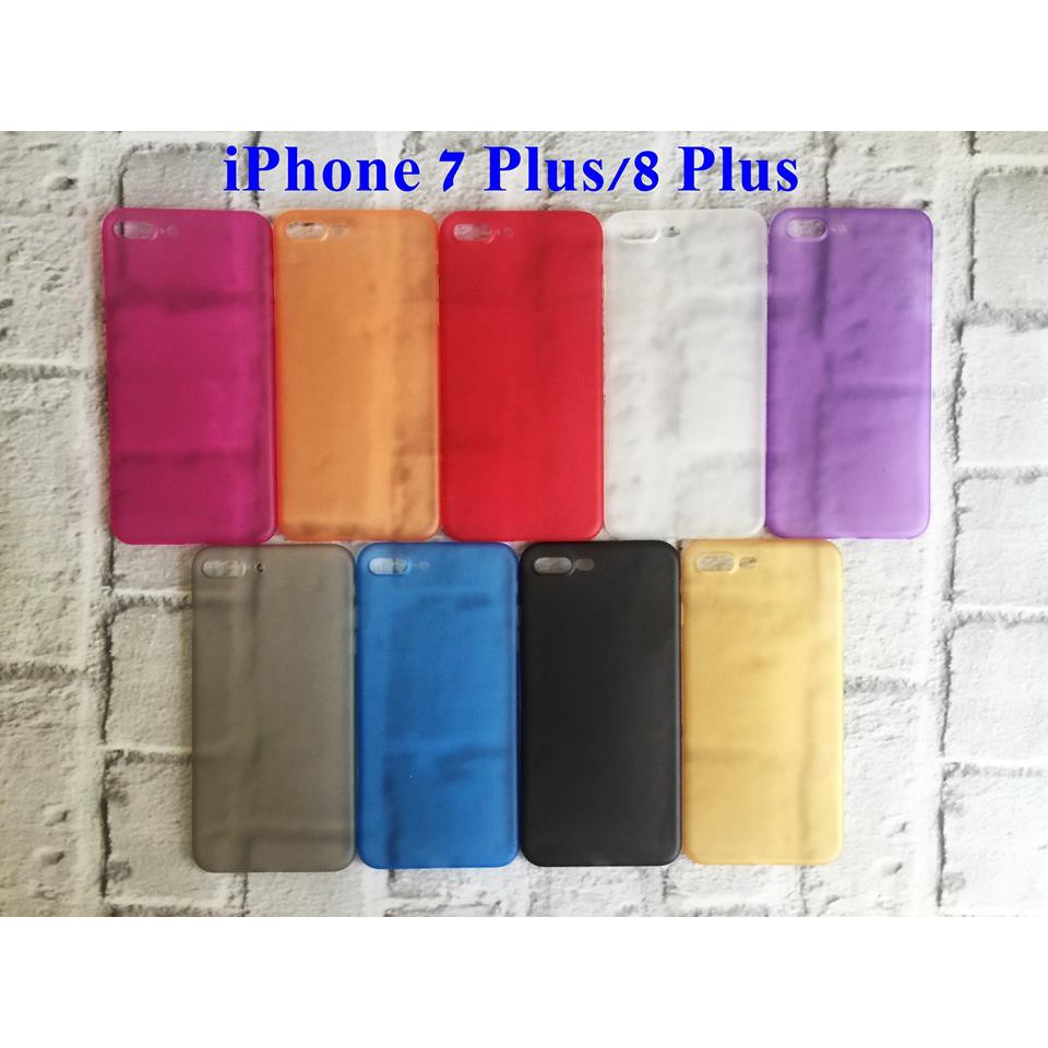 Ốp lưng iPhone 7 Plus/8 Plus nhựa mỏng