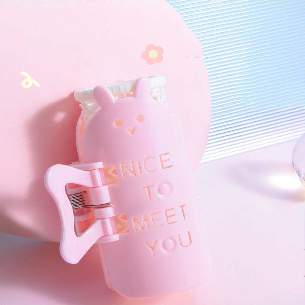 AROMA Bộ Lô Uốn Tóc Mái Bằng Nhựa Kiểu Hoạt Hình Dễ Thương Cho Bạn Gái