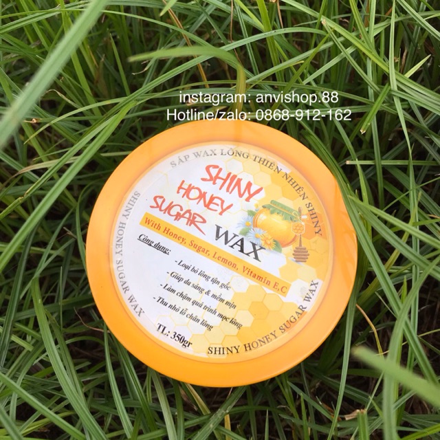 Sáp wax lông mật ong handmade 350g