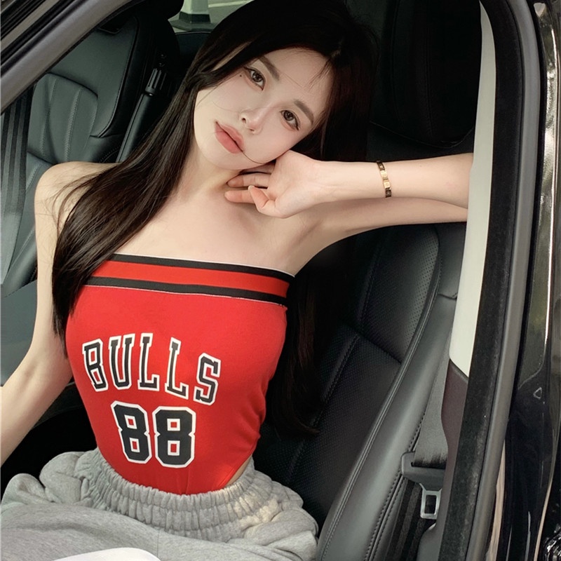 Áo Sát Nách Một Mảnh In Chữ Gợi Cảm Thời Trang Mùa Hè Cho Nữ