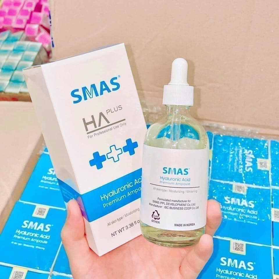 Serum Cấp Nước Sáng Da SMAS HA Plus Hyaluronic Acid - 100ml