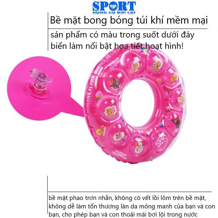 Phao Bơi Tròn 2 Lớp Đường Kính 60,70,80,90cm  Ngừoi Lớn Và Trẻ E Shop-Dungcuboiloi