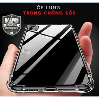 [iPhone] Ốp lưng trong chống sốc silicon cho iPhone 5/6/6s Plus/7/8 Plus/X