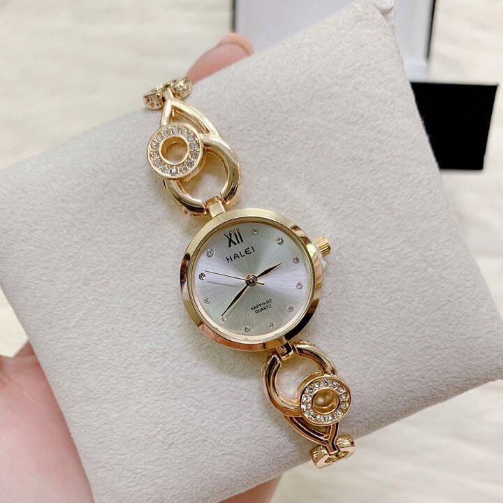 [Mã FAMAYFA2 giảm 10K đơn 50K] Đồng Hồ Nữ Halei Dạng Lắc Tay Trẻ Trung Sành Điệu Tặng Kèm Hộp Đựng | BigBuy360 - bigbuy360.vn