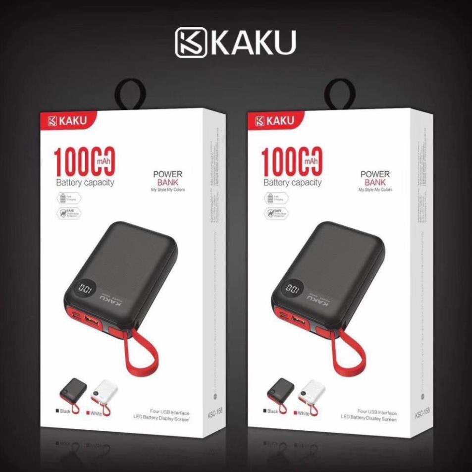 Sạc dự phòng 10.000mah chính hãng KAKU mã KSC - 158