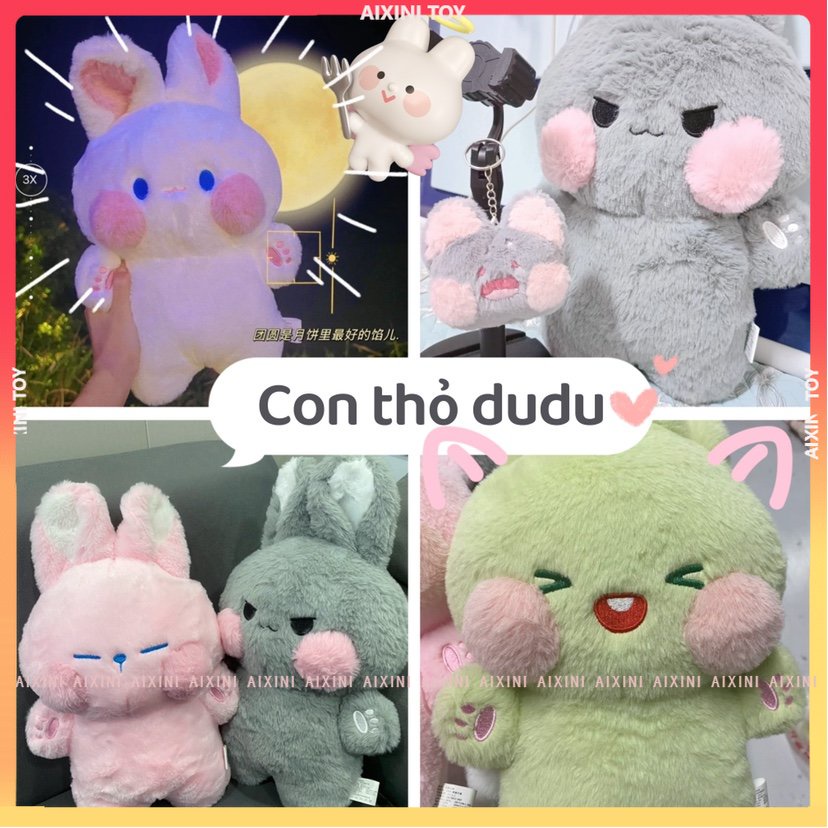 💖Gấu Bông Thỏ Dễ Thương Chất Lượng Tốt Gấu Bông 4 Màu Thỏ Nhồi Bông Dễ Thương Làm Quà Tặng Bạn Gái