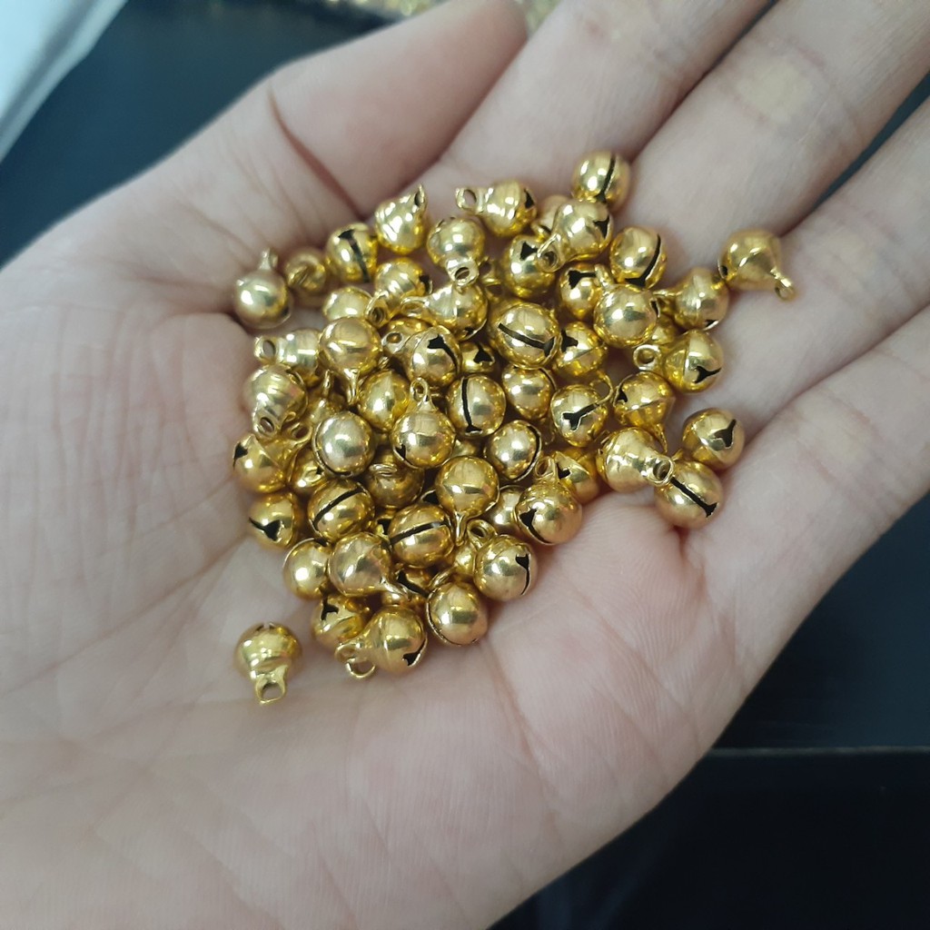 Phụ liệu handmade- chuông mini làm lắc chân