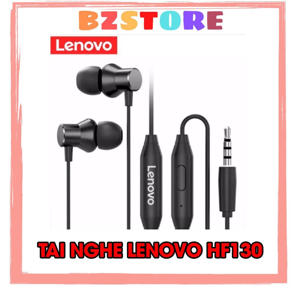 Tai Nghe Có Dây Lenovo HF130 jack 3.5mm Dùng Cho Máy Tính Điện Thoại Laptop