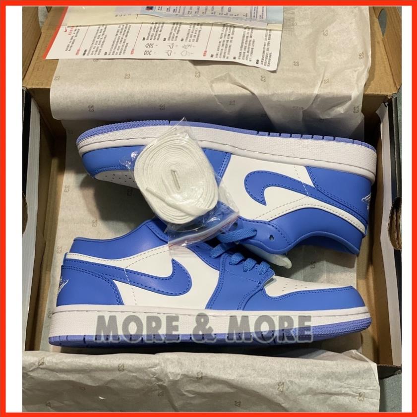🐉🐉🐉FREE SHIP🐉🐉🐉 [More&More] Giày Sneaker cổ thấp JD 1 Low UNC chất lượng nguyên bản