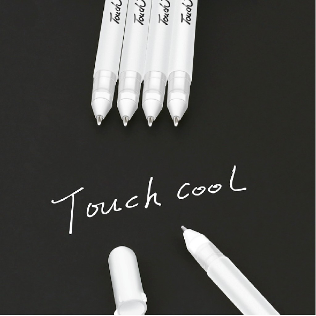 Bút gel trắng touchcool ngòi 0.8 mm