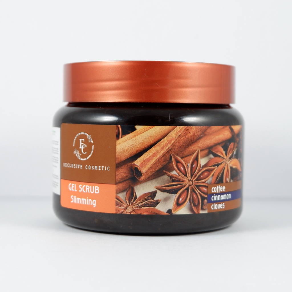 Tẩy tế bào chết toàn thân EXCLUSIVE COSMETICS chiết xuất quế hồi và cafe 380ml