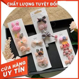 Set kẹp tóc handmade dễ thương cho bé gái T020