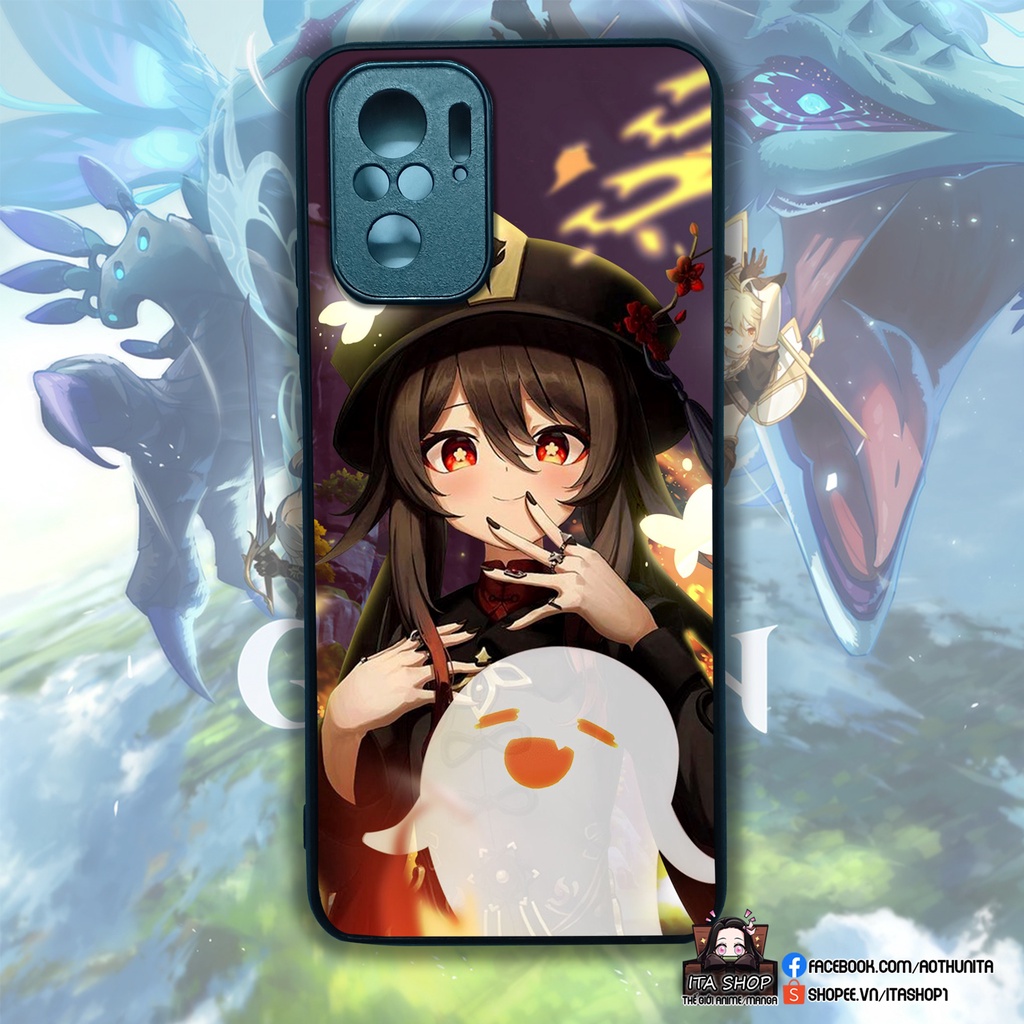 Hutao - Genshin Impact -  Ốp lưng Xiaomi Redmi note 10/10s 10 Pro 10 5G-9 9s/9 Pro -8 8 Pro 7 - RM 10 7 9 9c 11T/11T pro