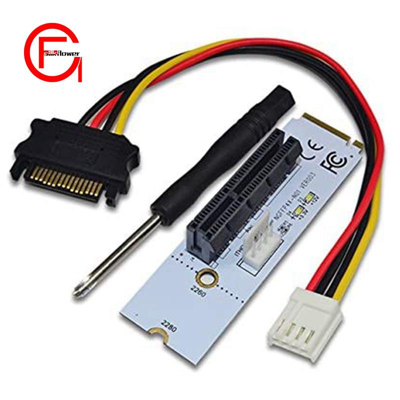 Thẻ Chuyển Đổi Ngff M.2 Sang Pci-E 4x M2 Key M Sang Pcie X4 Chuyên Dụng