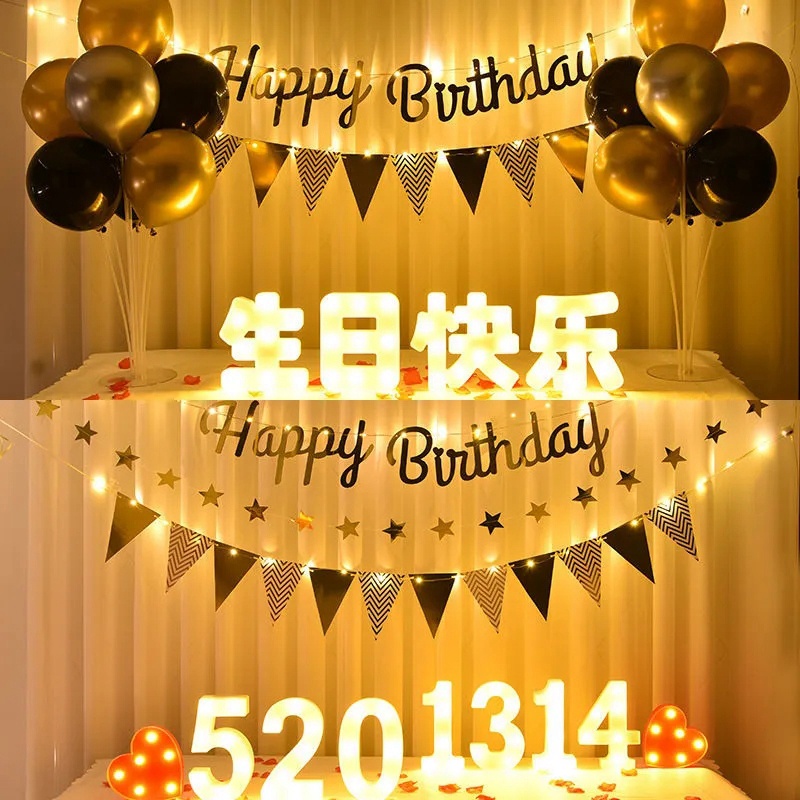 Dây Cờ Tam Giác Treo Tường Trang Trí Sinh Nhật