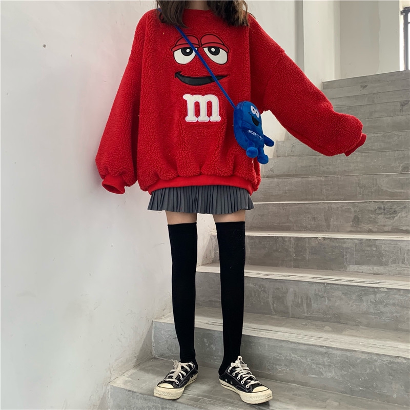 Áo hoodie tay dài phong cách Hàn Quốc năng động cho nữ | BigBuy360 - bigbuy360.vn