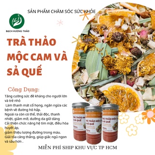 Trà cam sả chanh | Tăng đề kháng, đẹp da và thanh lọc cơ thể | Trà thảo dược , /cam chanh sả quế Bạch hương vân Thảo