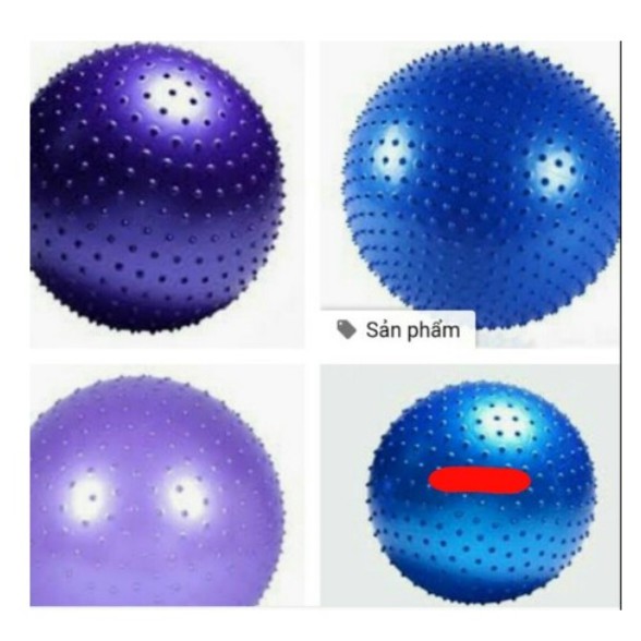 Bóng gai thể dục size 75 hàng xịn