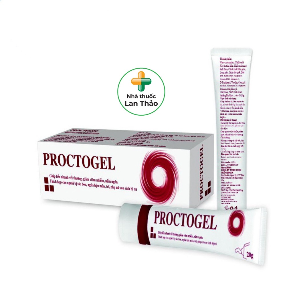 Proctogel 20g gel bôi hỗ trợ bệnh trĩ giá tốt