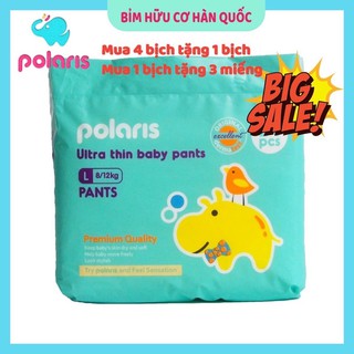 Bỉm Polaris nội địa Hàn Quốc dán/quần đủ size S34/ M32/ L24/ XL22/ XXL20