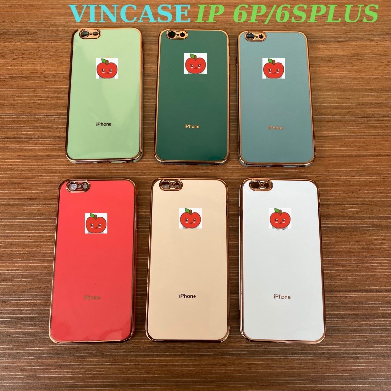 Ốp Lưng Iphone Viền Vuông Iphone 12 -  Logo Táo Viền Si Sang Trọng 6splus/7plus/8plus/xs/xsmax/11/11promax-Vincase