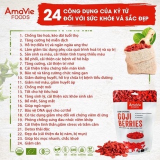 Kỷ tử hữu cơ AmavieFoods 170G