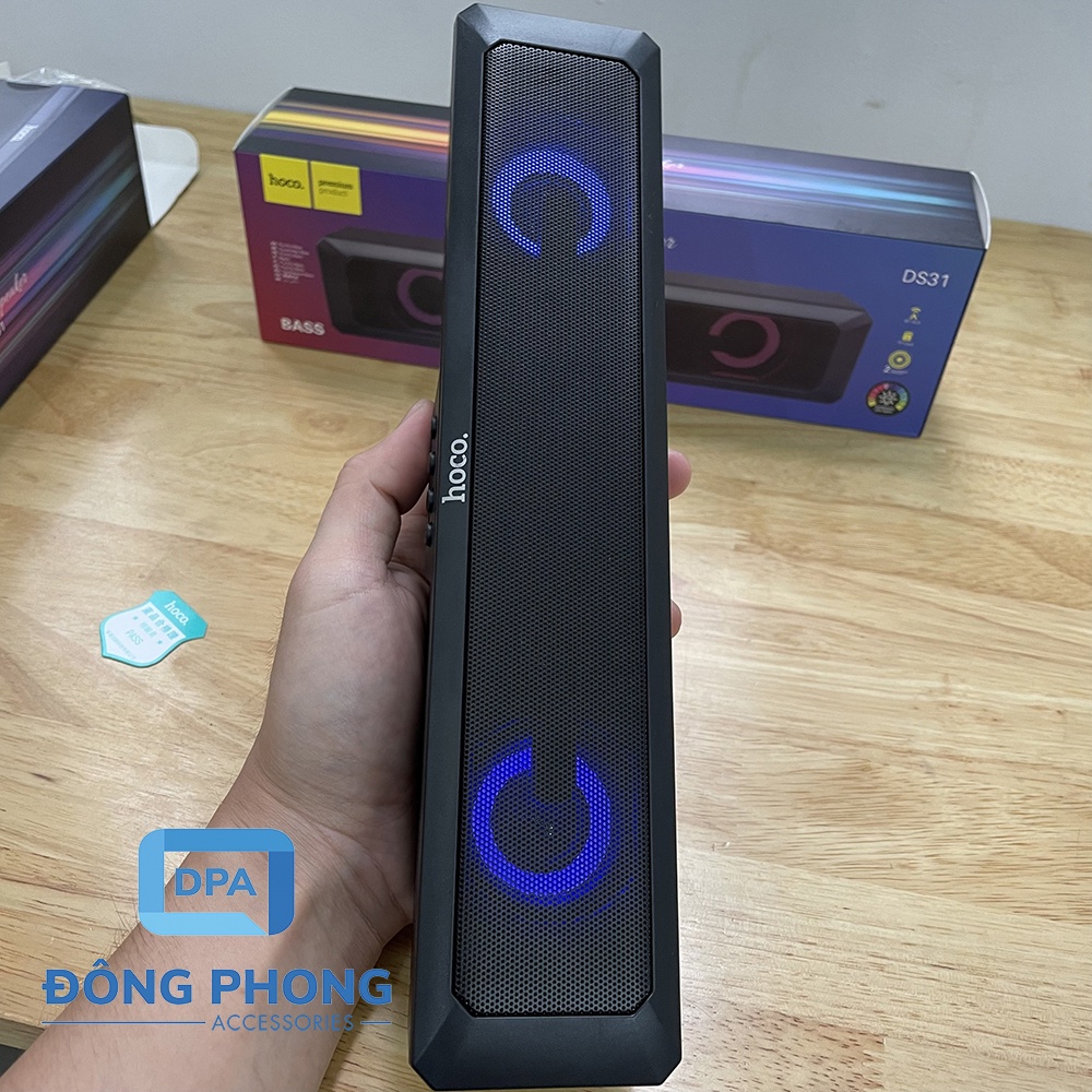 Loa Bluetooth 5.0 Hoco DS31 Chính Hãng Có Led RGB Cực Đẹp