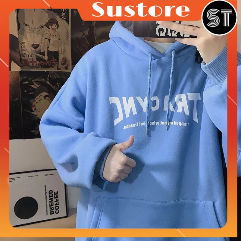 Áo hoodie SUSTORE Hoodie Nam Nữ form rộng áo nỉ cotton dày ấm size M-XXL