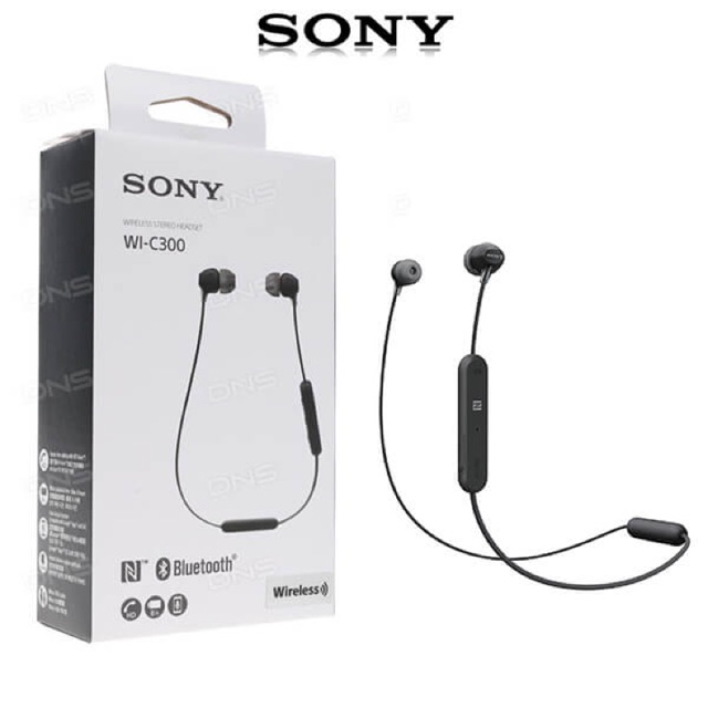 Tai nghe sony bluetooth wi-c300 BH 12T chính hãng