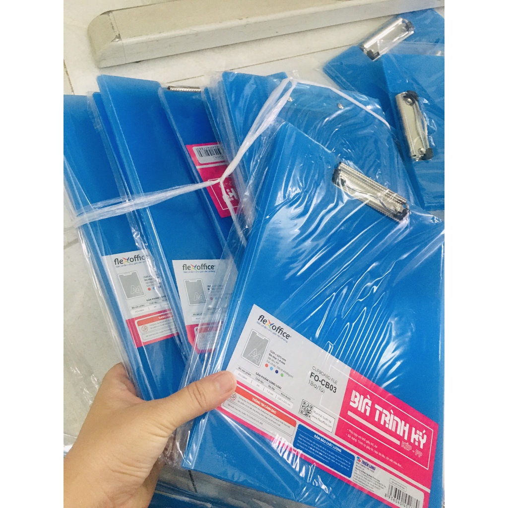 Bìa trình ký A4 đôi mica - Bìa trình ký thiên long chất lượng tốt
