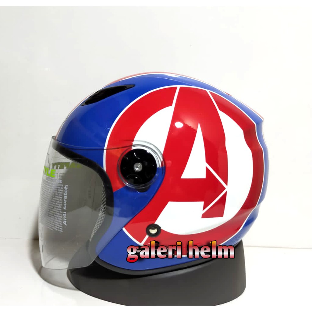 Mũ bảo hiểm Bmc MARVEL CAPTAIN AMERICA