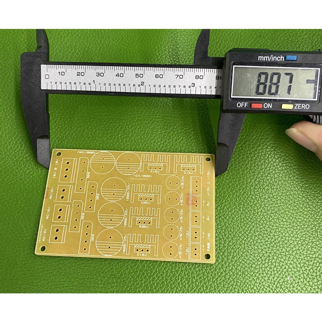 PCB BO MẠCH NGUỒN PHỤ AMPLI