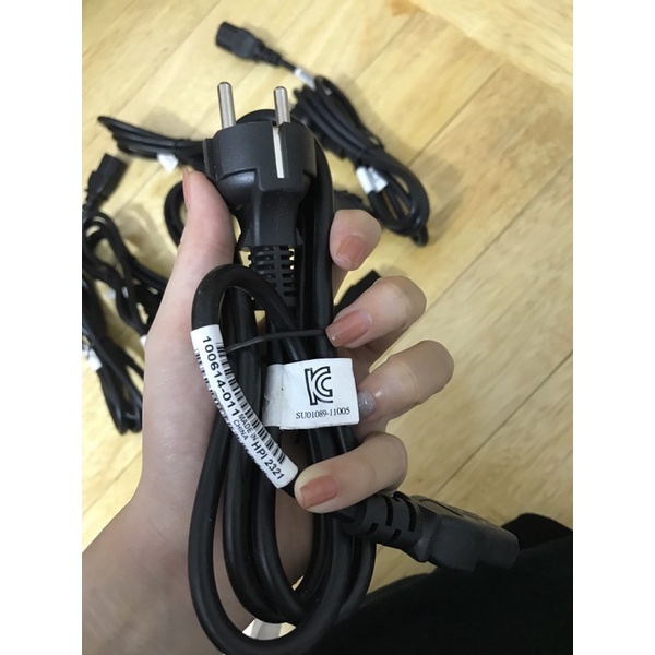 Dây nguồn máy tính  2 chấu 220v-250v, 10A, 0.75mm2, CHÍNH HÃNG