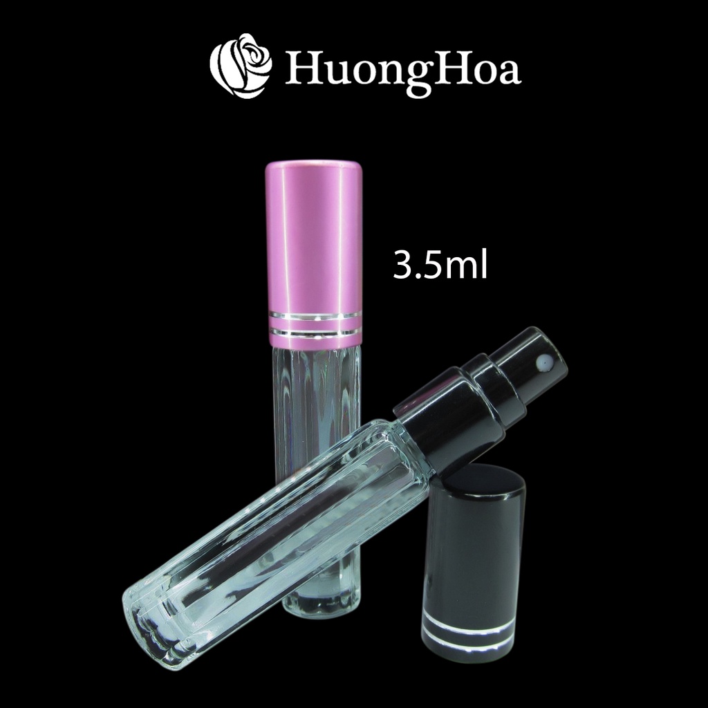 CHAI CHIẾT NƯỚC HOA thuỷ tinh xịt phun sương có hướng dẫn cách chiết nước hoa, Sĩ và Lẽ - Mã 23 dung tích 3.5ml