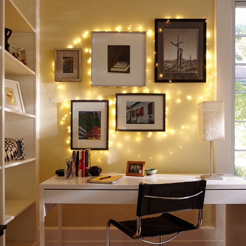 Dây Đèn Led Trang Trí 5 / 10m Cổng Usb Kèm Điều Khiển Từ Xa