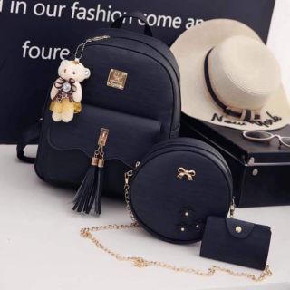 Set 3 balo gấu trắng về hàng
