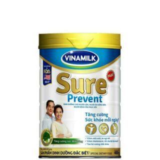 Sữa vinamilk sure prevent 400g ( tháng 3.2024) mẫu mới