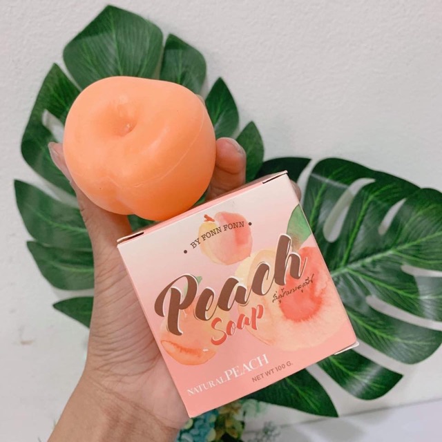 PEACH SOAP - XÀ PHÒNG TẮM TRẮNG DA BODY TRÁI ĐÀO