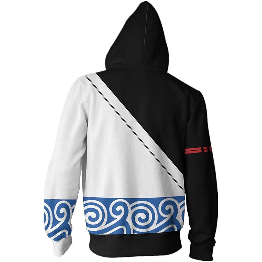 Áo hoodie HUQISHA Gintama phong cách cơ bản cho nam