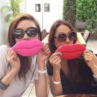 3d silicon sexy red lip phone case for iphone 6 6 plus 7 7 plus rubber cover