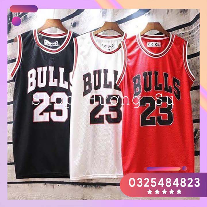 Set Áo Huyền Thoại Bóng Rổ BULLS 23 + Quần V (Kèm Ảnh Thật Và Video)-HươngSu